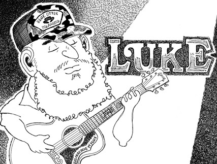 Luke Combs illustration