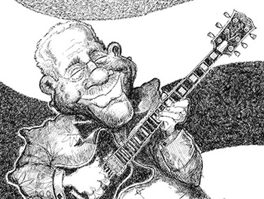 B.B. King illustration