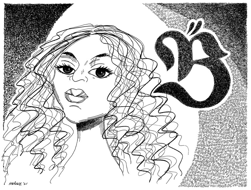 Beyonce illustration