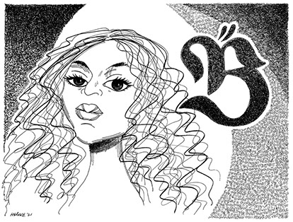 Beyonce illustration