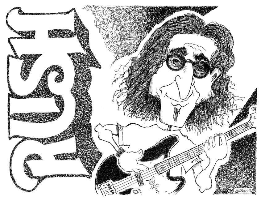 Geddy Lee illustration