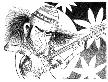 Jaco Pastorious illustration