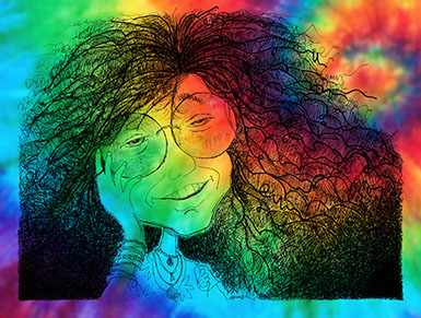 Janis Joplin illustration