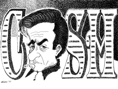 Johnny Cash illustration