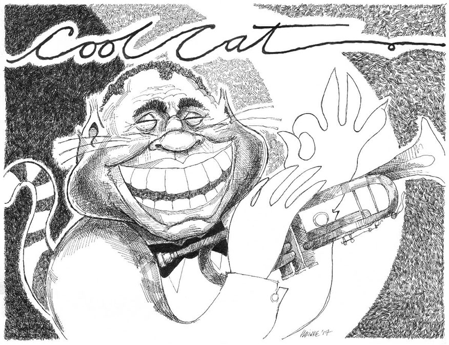 Louis Armstrong illustration