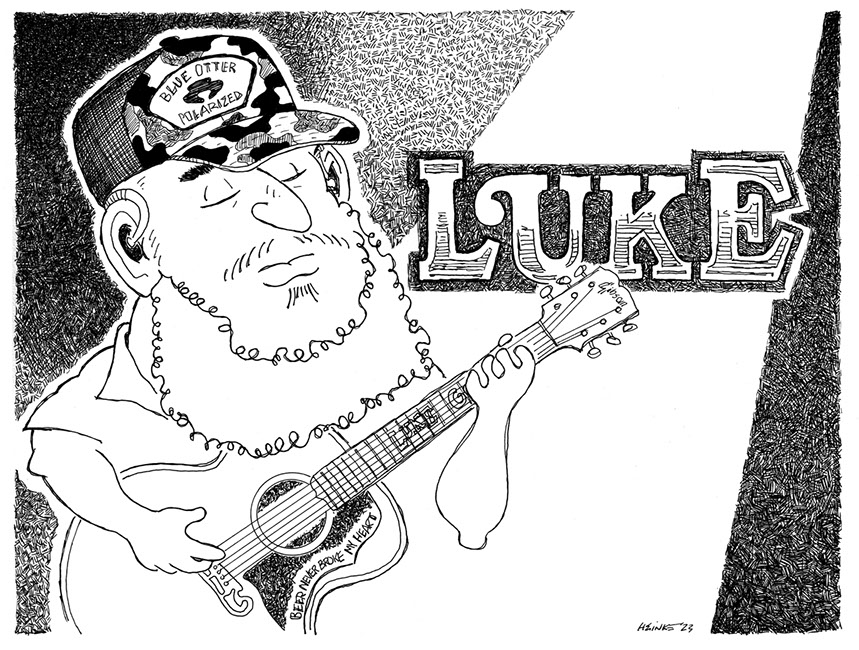 Luke Combs illustration