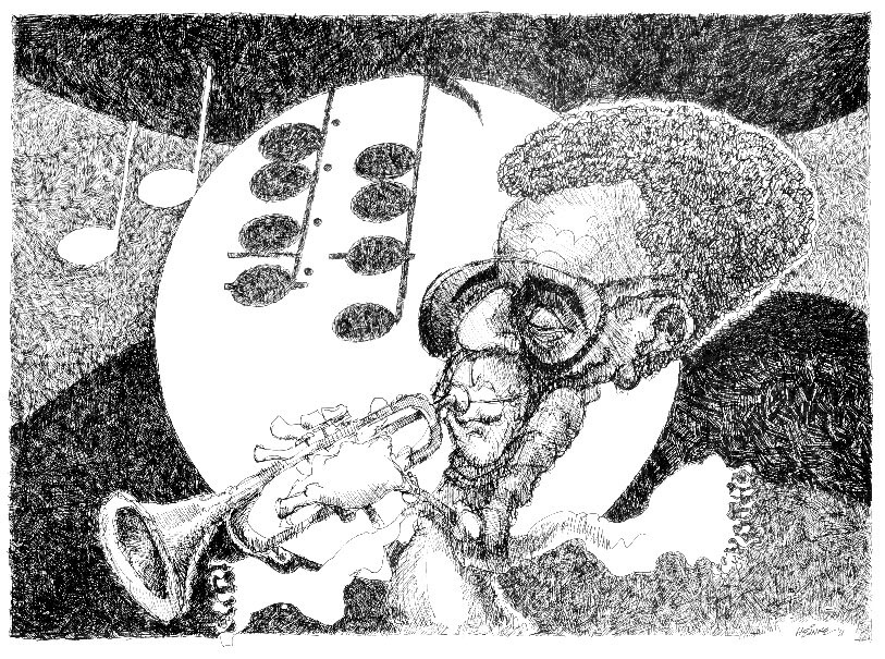 Miles Davis illustration