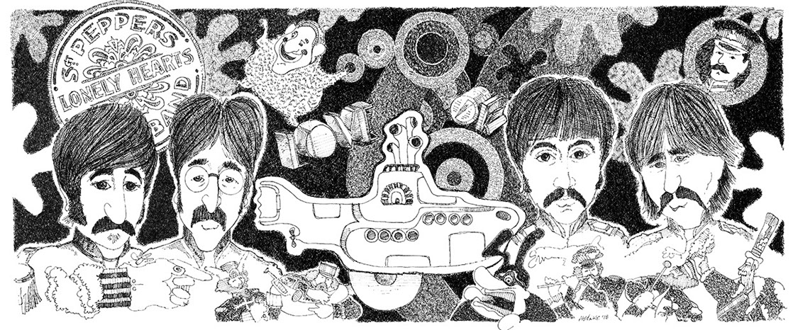 The Beatles illustration