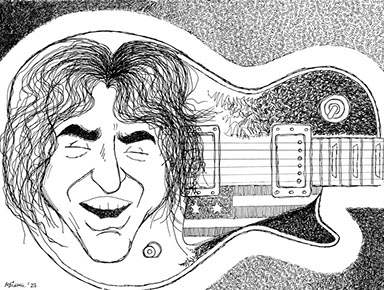 Tommy Bolin illustration